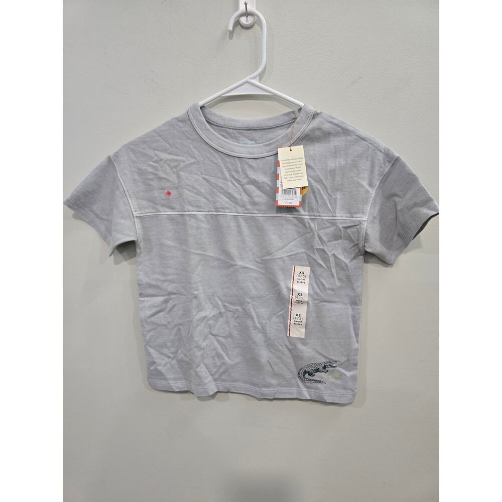 *Cat & Jack Size XS(4/5) & XL(14) Grey Short Sleeve "Everglades" T-Shirt - *NWT*
